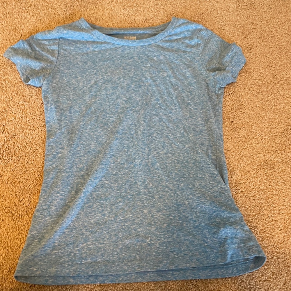 plain blue top